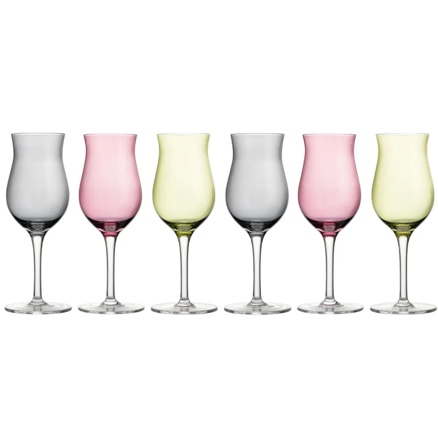 AUGUSTIN DRAMMEGLASS MIX FARGER 14 CL 6 STK