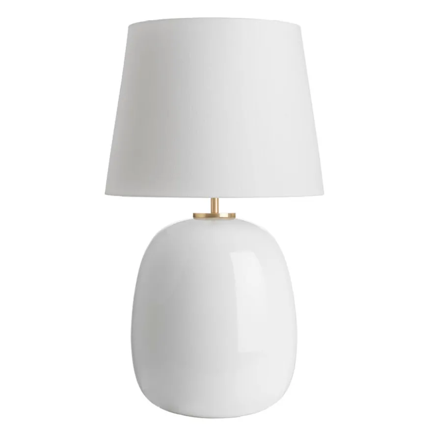 Austra Bordlampe Hvit 40*30*38 Hvit skjerm