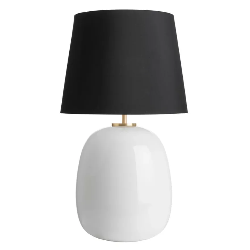 Austra Bordlampe Hvit 40*30*38 Sort skjerm