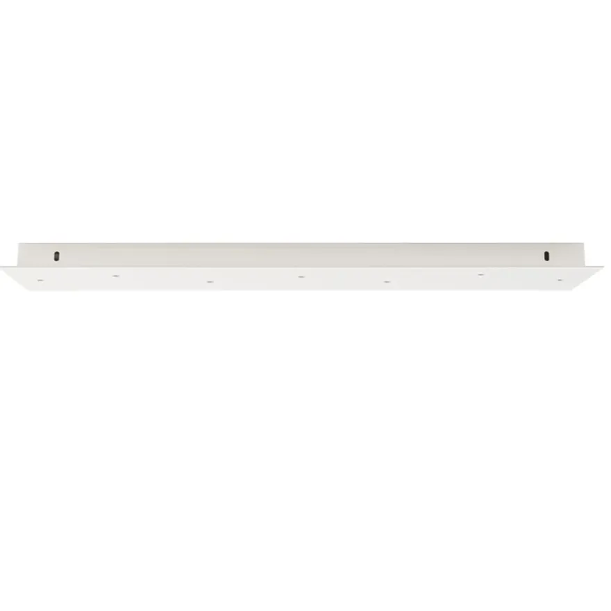 BALDAKIN HVIT REKTANGULÆR 1250X200MM 9-HULL