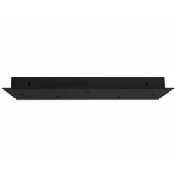 BALDAKIN SORT REKTANGULÆR 500X200MM 5-HULL