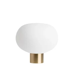 BORDLAMPE 4169 SMALL HVIT MATT M. MESSING SOKKEL