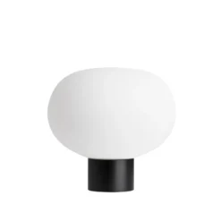 BORDLAMPE 4169 SMALL HVIT MATT M. SORT SOKKEL