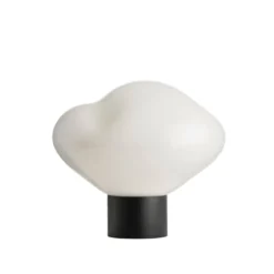 CRYSTAL STONE BORDLAMPE HVIT