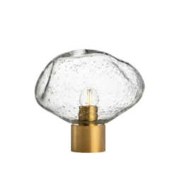 CRYSTAL STONE BORDLAMPE KLAR M/SODA