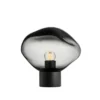 CRYSTAL STONE BORDLAMPE LYS RØKGRÅ