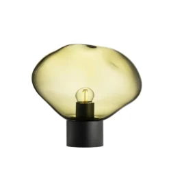 CRYSTAL STONE BORDLAMPE OLIVEN
