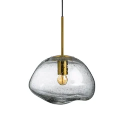 CRYSTAL STONE PENDELLAMPE KLAR SODA
