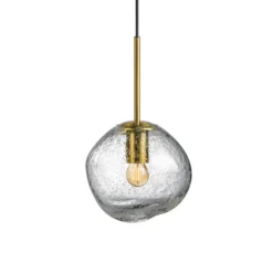 CRYSTAL STONE PENDELLAMPE KLAR SODA