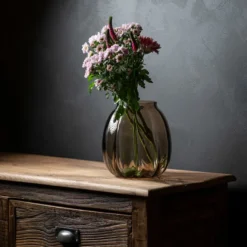 ELLA VASE 22 CM KAKAO