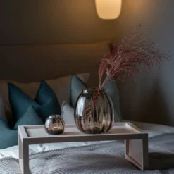 ELLA VASE 22 CM KAKAO