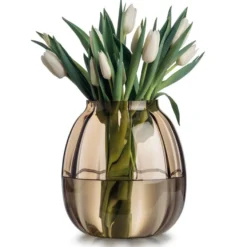 ELLA VASE 22 CM KAKAO