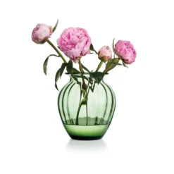 EMILY VASE 23 CM GRØNN OPTIKK