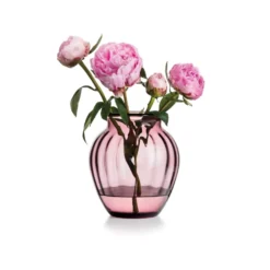 EMILY VASE 23 CM ROSA OPTIKK