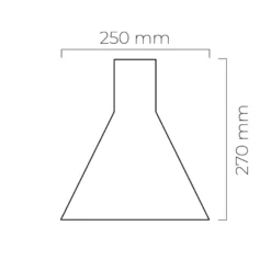 FORMA TAKLAMPE ASK HVIT MATT