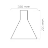 FORMA TAKLAMPE ASK SVART MATT