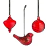 FUGLEKLANG GLASS HENG RØD MIX 3 PK