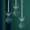 GLASSENGEL SNØFNUGG 3 PK