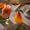 GLASSPÆRE ORANGE 14 CM