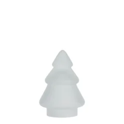 GLASSTRE FROSTET HVIT 9,8 CM