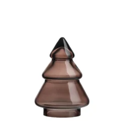 GLASSTRE GLATT MØRK KAKAO 11,5CM
