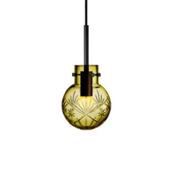 KRYSTALLKULE TAKLAMPE FINN OLIVEN 120MM