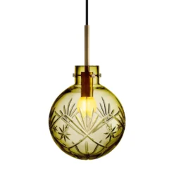 KRYSTALLKULE TAKLAMPE FINN OLIVEN 200MM