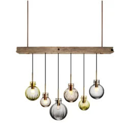 KRYSTALLKULE TAKLAMPE FJELLRO 6 STK