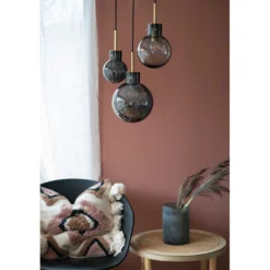 KRYSTALLKULE TAKLAMPE NATTHIMMEL 3 STK