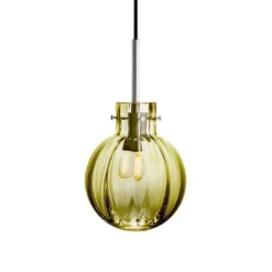 KRYSTALLKULE TAKLAMPE OPTIKK OLIVEN 160MM
