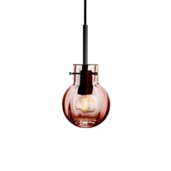 KRYSTALLKULE TAKLAMPE OPTIKK MORGENRØD 120MM