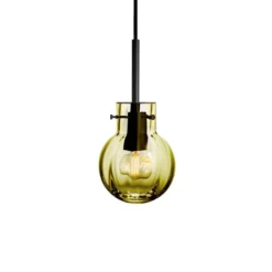 KRYSTALLKULE TAKLAMPE OPTIKK OLIVEN 120MM