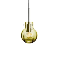 KRYSTALLKULE TAKLAMPE OPTIKK OLIVEN 120MM