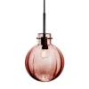 KRYSTALLKULE TAKLAMPE OPTIKK MORGENRØD 200MM
