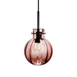 KRYSTALLKULE TAKLAMPE OPTIKK MORGENRØD 160MM