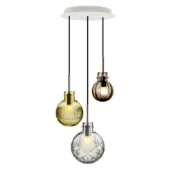 KRYSTALLKULE TAKLAMPE RAV 3 STK