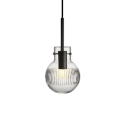 KRYSTALLKULE TAKLAMPE SKJÆR KLAR 120MM