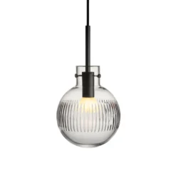 KRYSTALLKULE TAKLAMPE SKJÆR KLAR 160MM