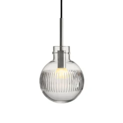 KRYSTALLKULE TAKLAMPE SKJÆR KLAR 160MM