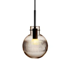 KRYSTALLKULE TAKLAMPE SKJÆR KAKAO 160MM