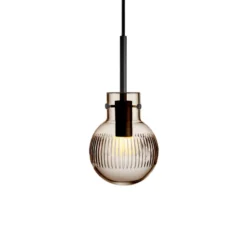 KRYSTALLKULE TAKLAMPE SKJÆR KAKAO 120MM