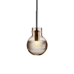 KRYSTALLKULE TAKLAMPE SKJÆR KAKAO 120MM