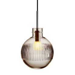 KRYSTALLKULE TAKLAMPE SKJÆR KAKAO 200MM