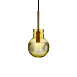 KRYSTALLKULE TAKLAMPE SKJÆR OLIVEN 120MM