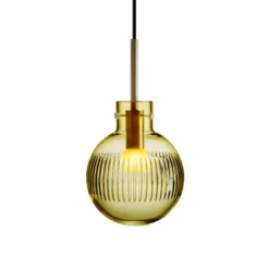KRYSTALLKULE TAKLAMPE SKJÆR OLIVEN 160MM