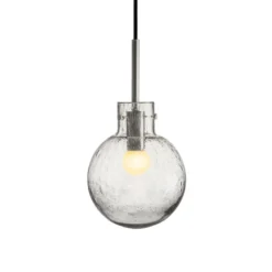 KRYSTALLKULE TAKLAMPE SODA KLAR 160MM