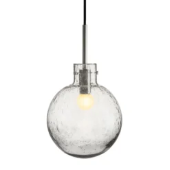 KRYSTALLKULE TAKLAMPE SODA KLAR 200MM