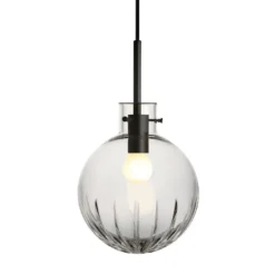 KRYSTALLKULE TAKLAMPE STOR STJERNE KLAR 200MM