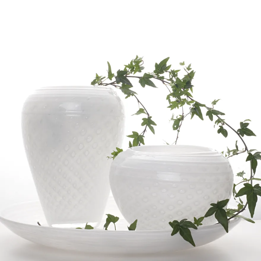 LOBELIA BOLLE 12 CM HVIT
