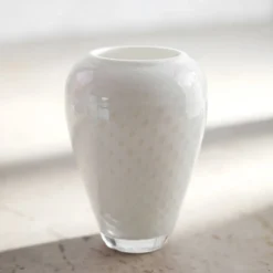 LOBELIA VASE 24,5 CM HVIT